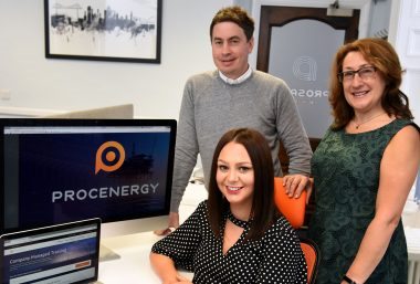 A training marketplace platform being reviewed on screen